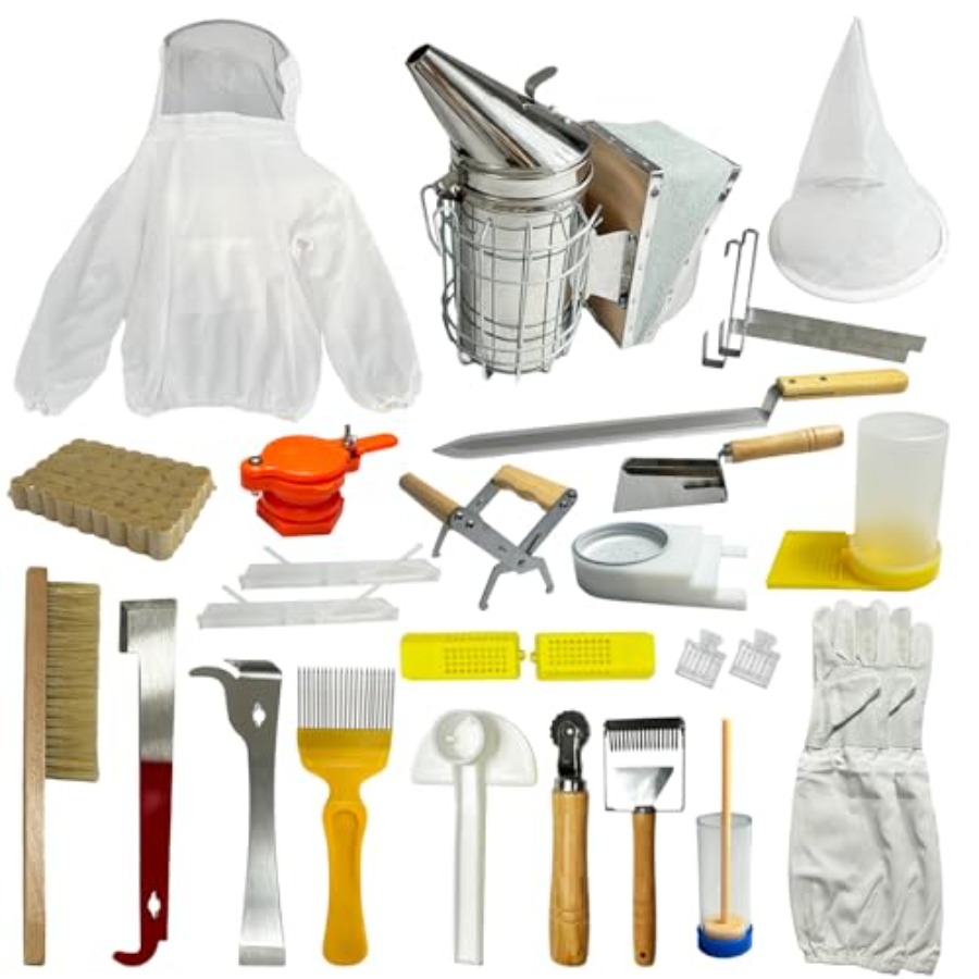Bee Smoker Tool - 27 PCS Bee Keeping Starter Kit