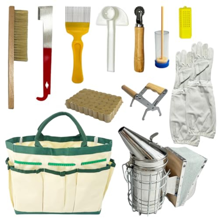 Bee Smoker Tool - 12Pcs Beekeeping Supplies, Bee Keeping Starter