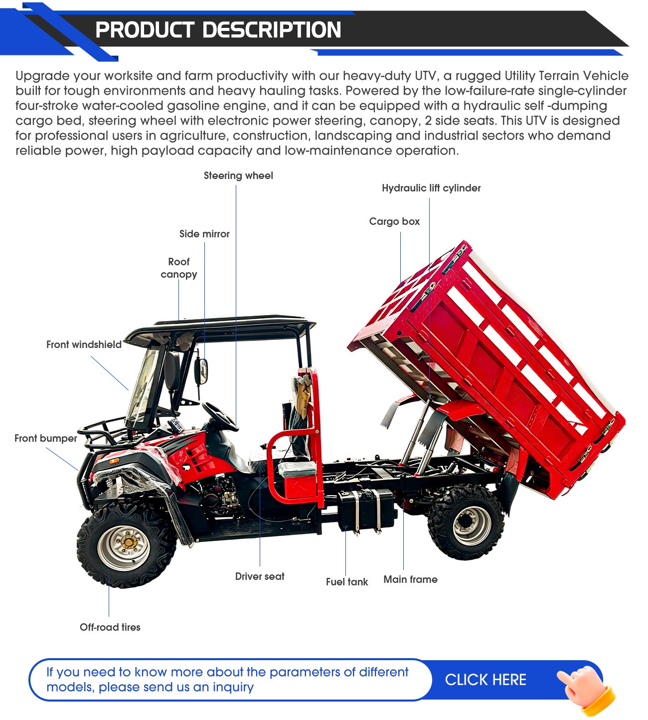 Customized Shaft Drive Agricul - Agriculture Farming Working Model 评论和价格