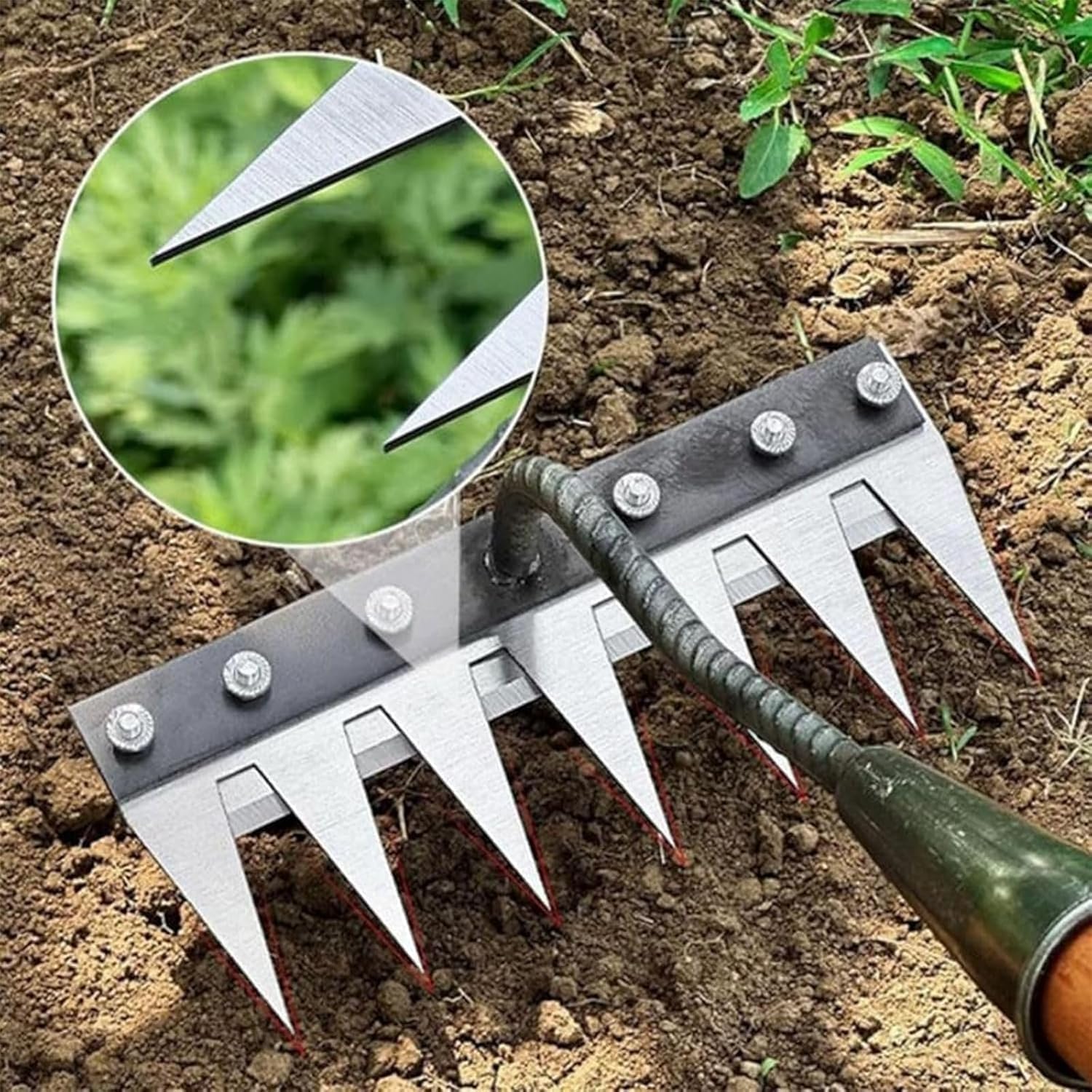 5/6/7/8 Teeth Metal Rake Garde - Farming Agriculture Tools 评论和价格