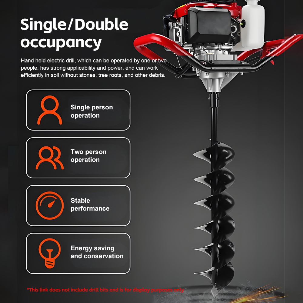 Ground Drill Petrol Hole Hole  - Farming Agriculture Tools 评论和价格