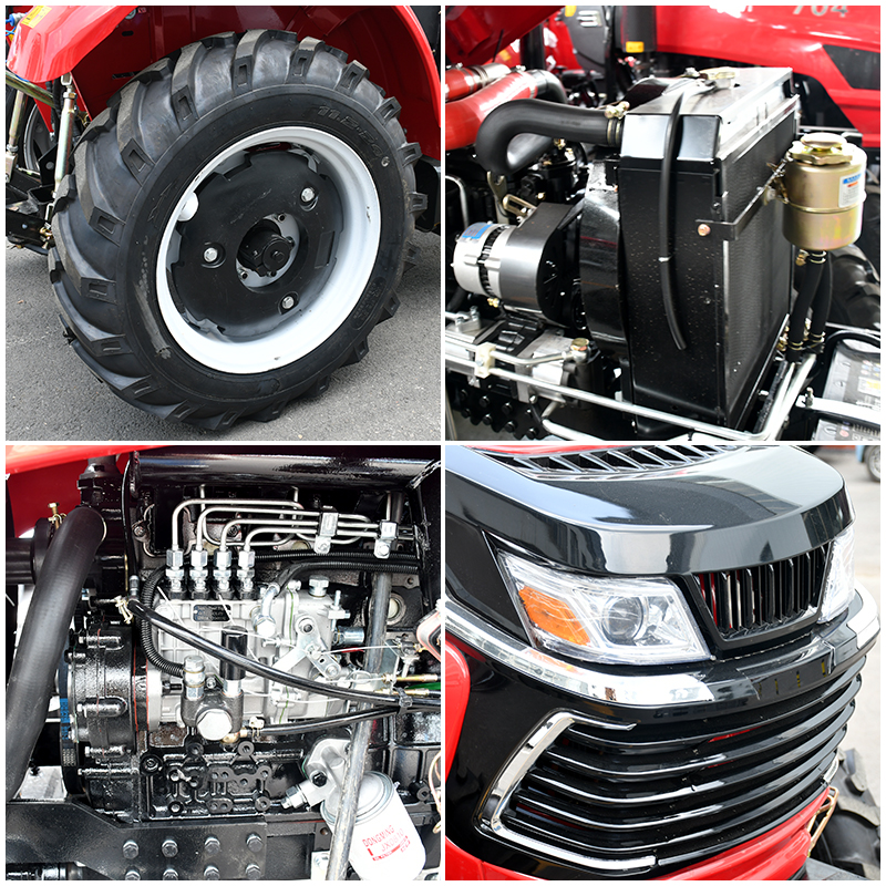 Mini Farm Tractor with 70HP 4W - Agriculture Gardening Farming 评论和价格